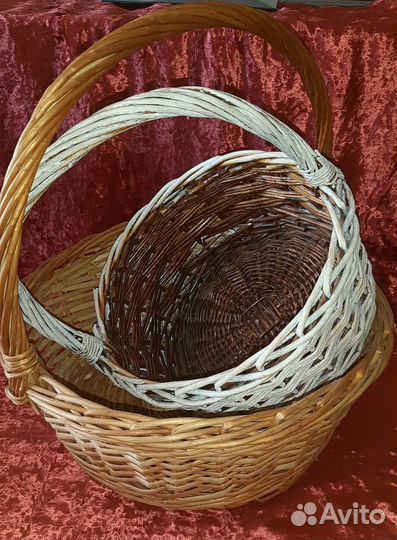 Плетёные сухарница хлебница корзины