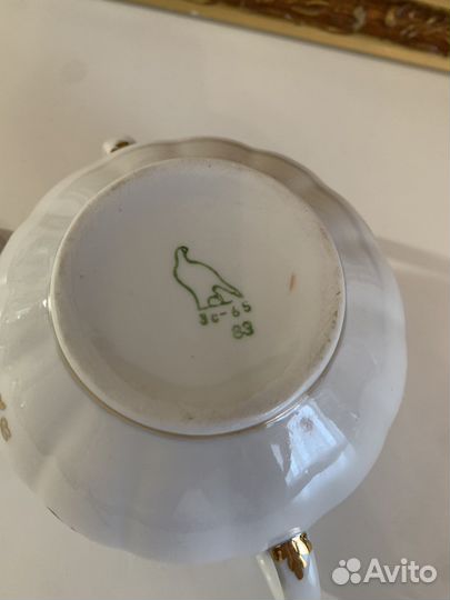 Сахарница от сервиза Сирень Дулево