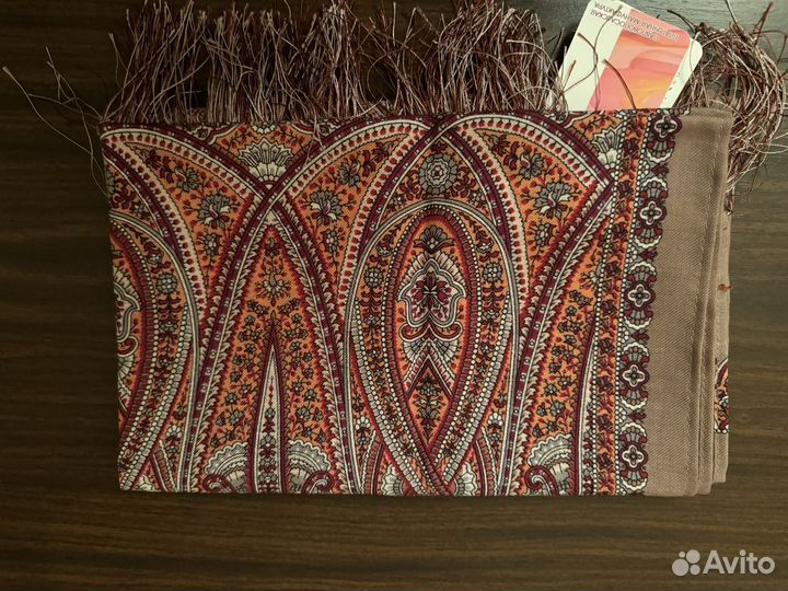 Шарф павловопосадский шерстяной