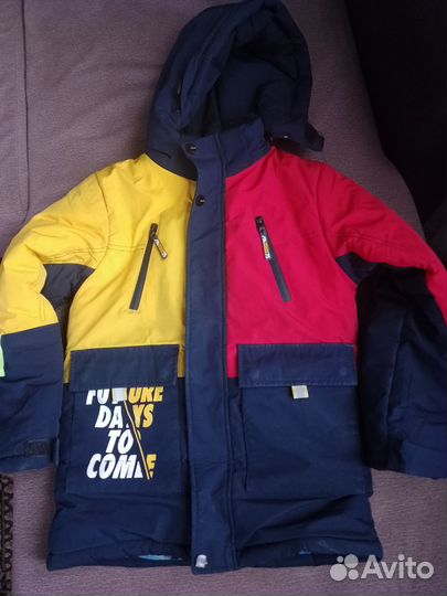 Пуховик зимний подростковый