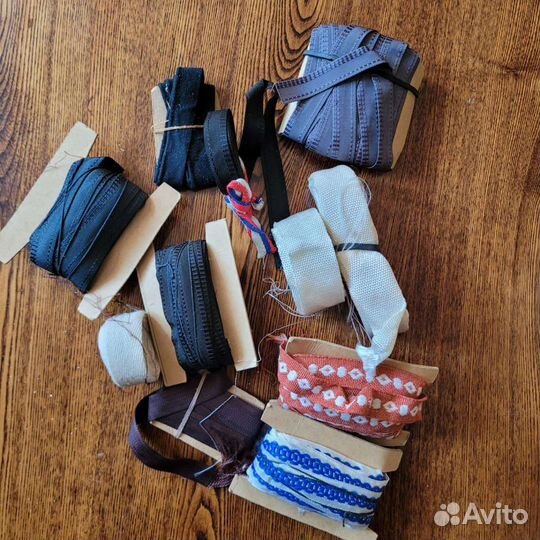 Тесьма для рукоделия СССР хб и синтетическая