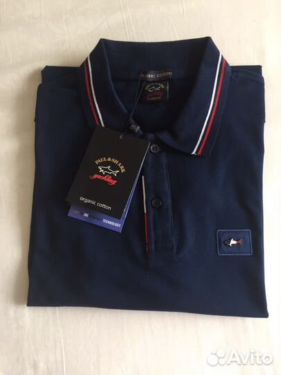 Мужское поло paul&shark размер от 54до 62 Турция