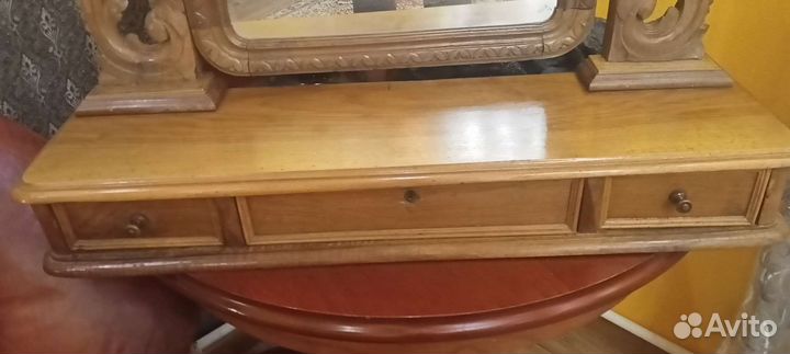 Зеркало накомодное старинная XIX век