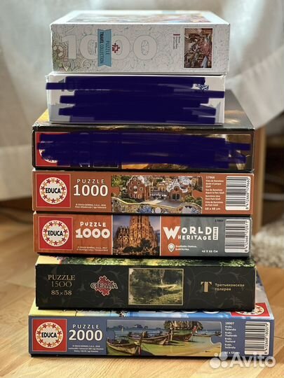 Пазлы educa и другие 1000, 2000