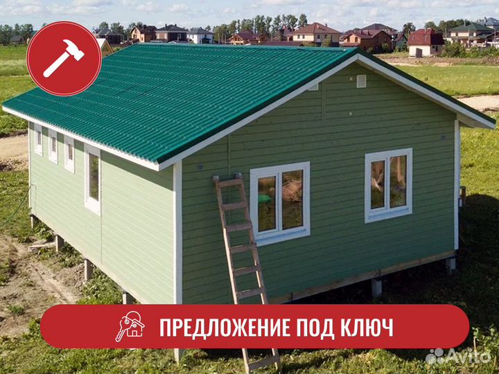 Деревянный дом 69 м