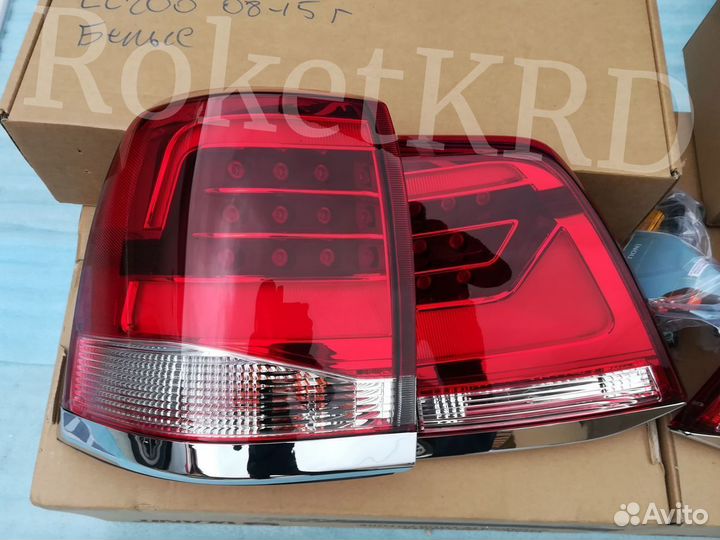 Задние фонари Toyota Land Cruiser 200 07-15 LED