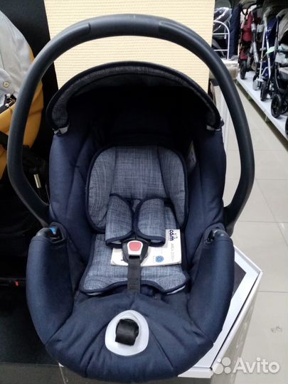 Автолюлька 0+ CAM Area Zero+ серый с синим