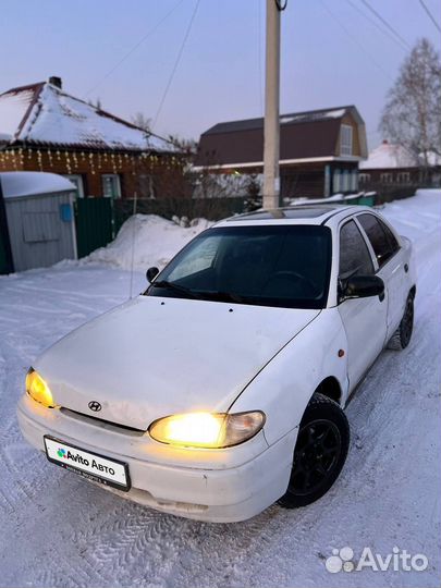 Hyundai Accent 1.3 МТ, 1996, 150 000 км