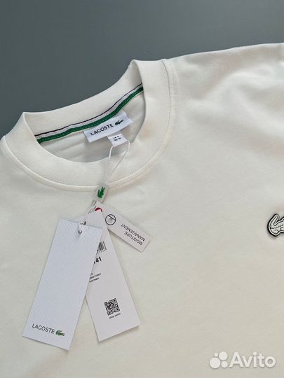 Свитшот мужской lacoste белый