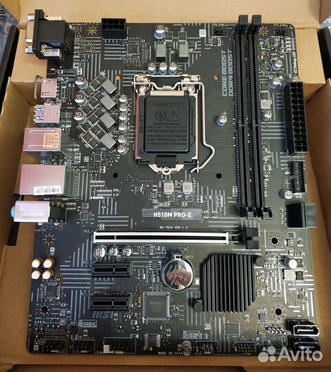 Материнская плата lga 1200 h510m-pro e