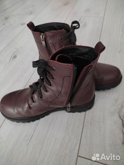Ботинки демисезонные для девочки 34 размер