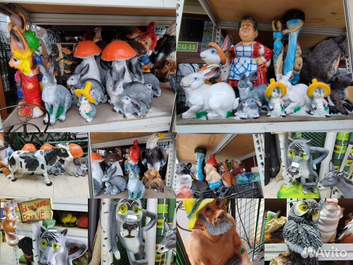 Садовые фигуры из полистоуна