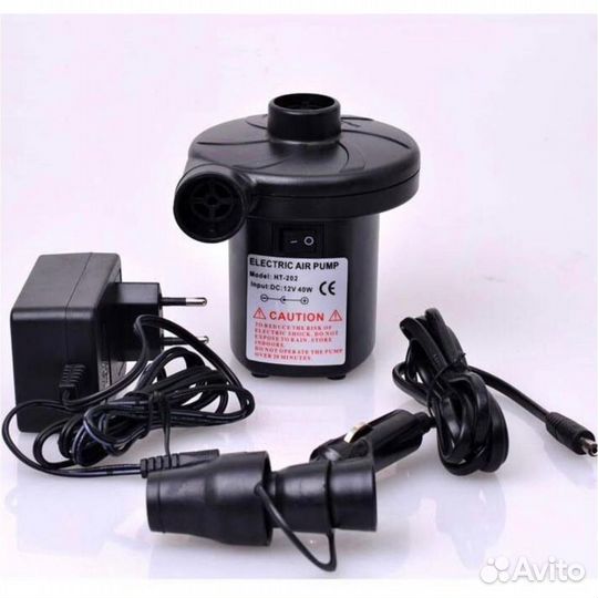 Насос электрический для матрасов 220v/12v