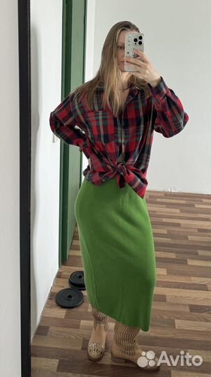 Рубашка в клетку oversize