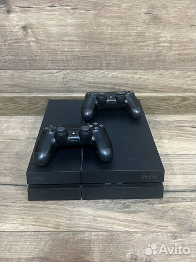 Sony playstation 4+2геймпада+9игр