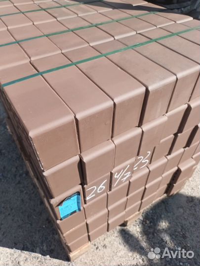 Кирпич облицовочный Пермский шоколад полуторный