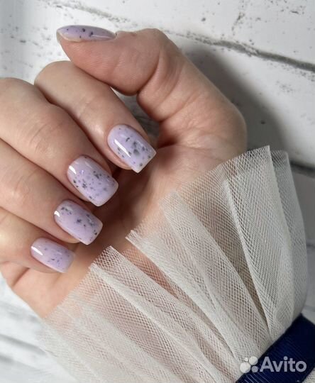 Маникюр с покрытием, гель лак