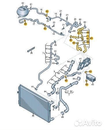 Патрубок Volkswagen Polo CWV 244305 2016