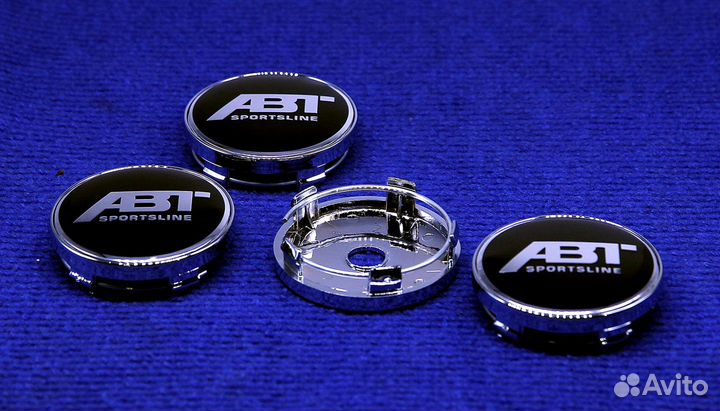 Комплект колпаков литого диска ABT Sportsline черн
