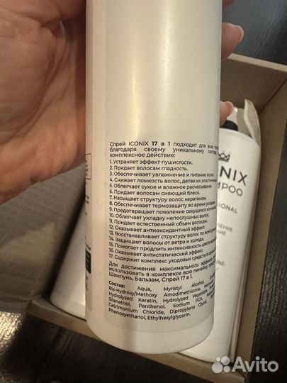 Iconix шампунь, бальзам, спрей для волос