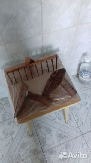 Мотыги - тяпки,грабли СССР на 100 лет. Кованные