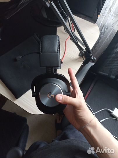 Игровые наушники с микрофоном Logitech G Pro X