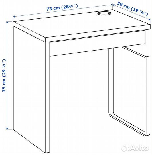 Письменный стол IKEA микке