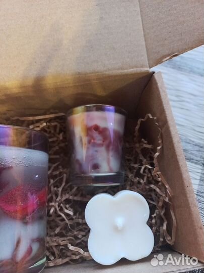 Подарочный набор Свечи ручной работы