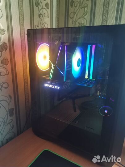 Продам игровой пк+монитор+клавиатура