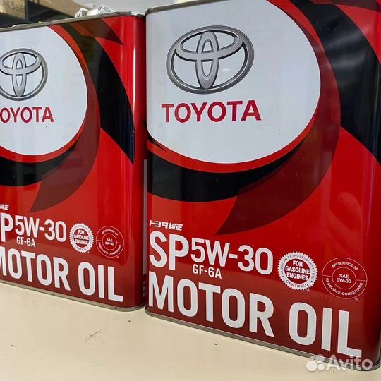 Масло моторное toyota 5w30 gf-6a оригинал