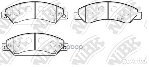 Колодки тормозные дисковые chevrolet tahoe 5.3