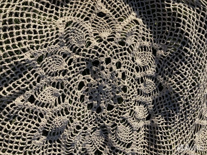 Старинная скатерть ручной работы