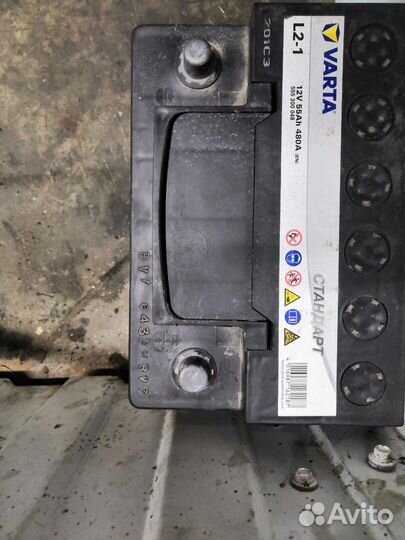 Аккумулятор автомобильный 55ah