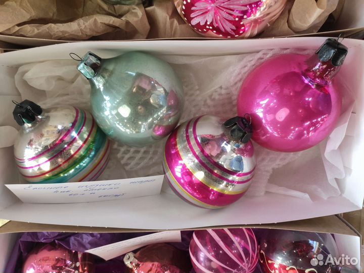 Елочные игрушки СССР