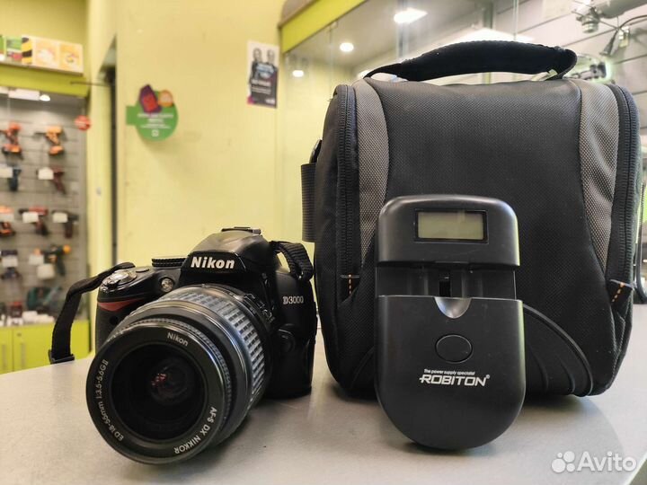 Зеркальный фотоаппарат nikon d3000 (91269)(сп20)