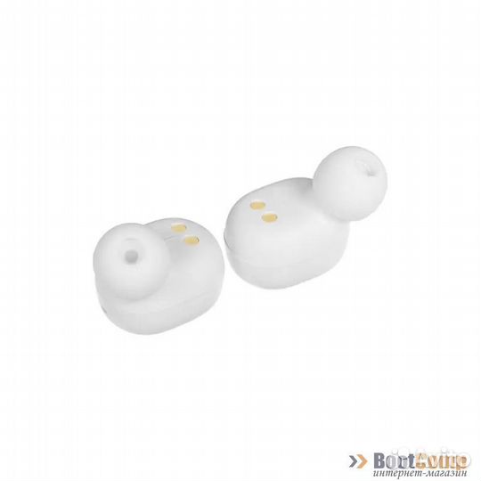 Беспроводные наушники с микрофоном QCY-T1C белый