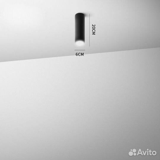 Точечный свет line Размер XL. Цвет черный. line-black-xl