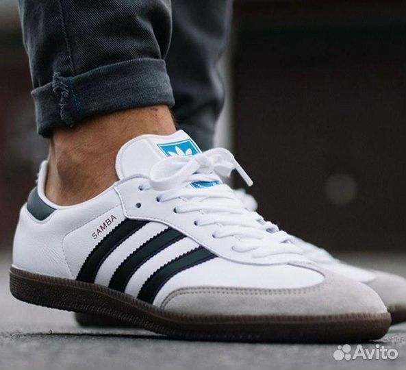 Мужские кроссовки Adidas Samba размеры 41-46