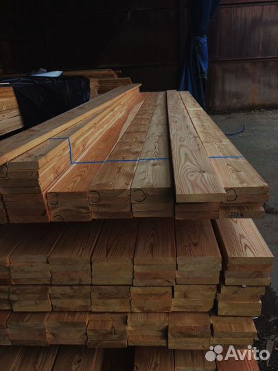 Конструкции из лиственничных досок