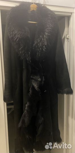 Дубленка женская зимняя длинная