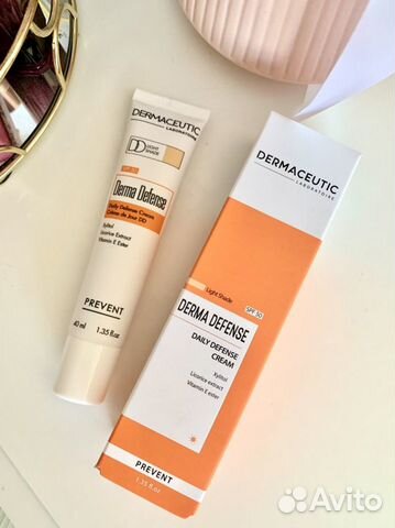 Защитный крем Spf 50 Dermaceutic с тоном