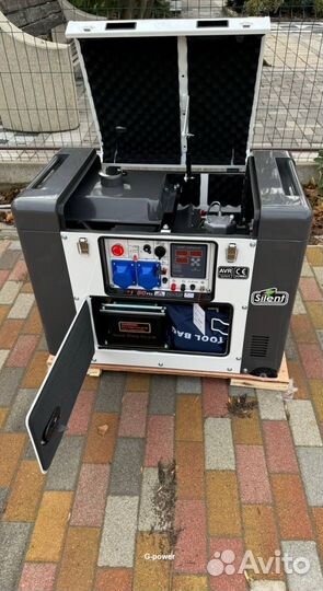 Электростанция дизельная 10 кВтg-power однофазный