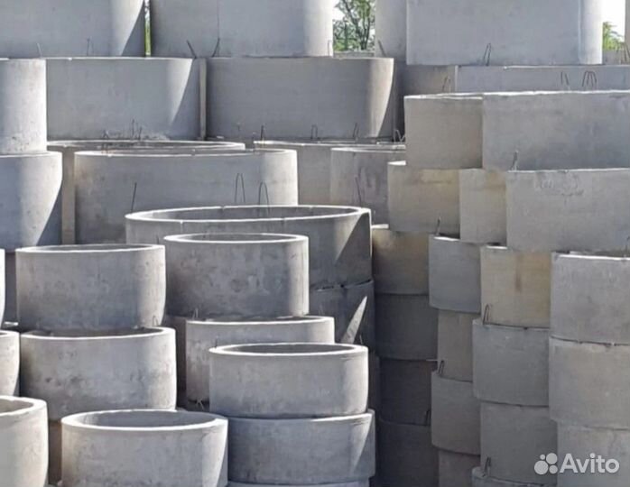 Крышки, кольца бетонные с доставкой и установкой