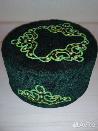 Тюбетейка, сванка из натуральной шерсти