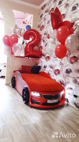 Детская кровать машина арт 12