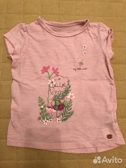 Футболка, кофта для девочки 1,5-3 года 92 см 98 см