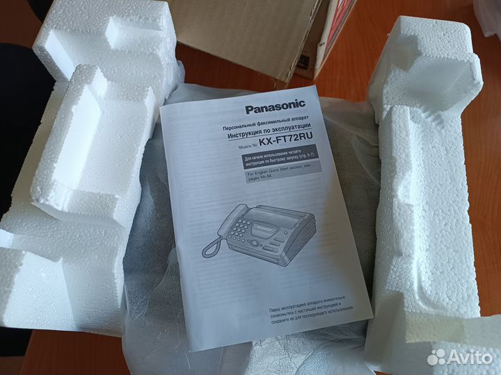 Факс panasonic KX-FT72RU