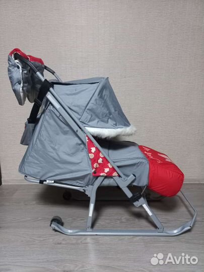 Детские санки коляска ника