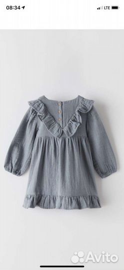 Платье для девочки zara 80