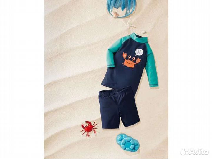 Солнцезащитная футболка пляжная